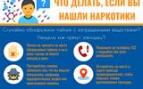 инфографика что делать, если вы нашли наркотики